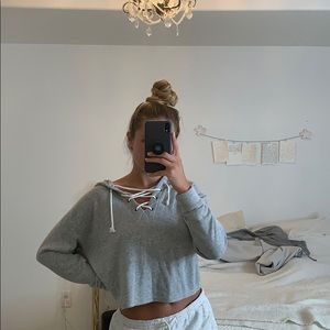 Cropped hoodie